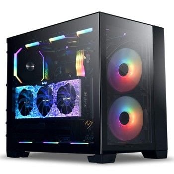 LIAN LI O11DMINI-1X-4 GEN4X16 DİKEY SİYAH GPU KİTİ