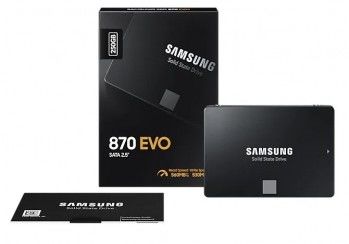 250GB SAMSUNG 870 560/530MB/s EVO MZ-77E250BW SSD