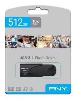 PNY Attaché 4 512GB USB 3.1 Flash Bellek (FD512ATT431KK-EF)