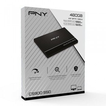 PNY CS900 480GB 550/500MB/s 2.5'' SATA3 SSD Disk (SSD7CS900-480-PB)