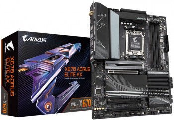 GIGABYTE X670-AORUS-ELITE-AX DDR5 6666Mhz(OC) HDMI M.2 ATX AM5