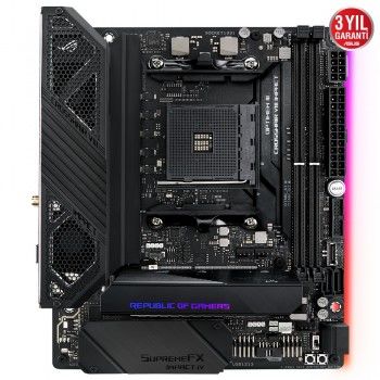 Delta Bilgisayar Bili im Hizmetleri ASUS ROG CROSSHAIR VIII IMPACT X570 DDR4 4800 O.C 2133Mhz mDTX AM4 urun aciklama