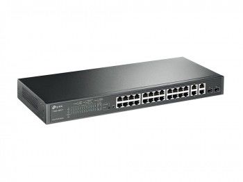 TP-LINK T1500-28PCT 24P 10/100 + 4PORT GIGABIT 24 PORT POE SWITCH (TL-SL2428P)