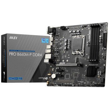 MSI PRO B660M-P DDR4 4600(OC) HDMI VGA DP M.2 1700p