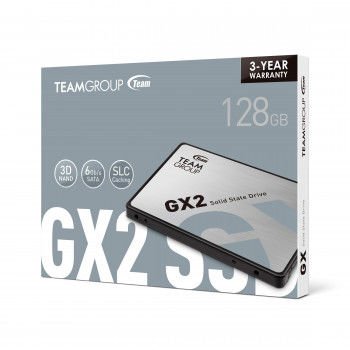 Team GX2 128 GB SSD 2,5''  SATA3 SSD DISK 500-320 MB/s (T253X2128G0C101)