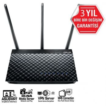 ASUS DSL-AC51 AC750 3PORT ADSL/VDSL 750Mbps MODEM/ROUTER