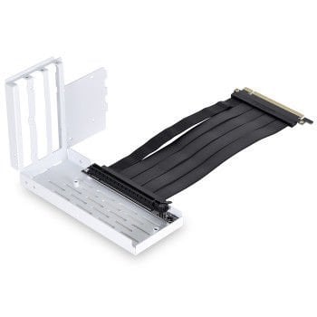Lian Li O11D EVO PCIe Gen 4.0x16 Riser Kablolu Beyaz Dikey Ekran Kartı Tutucu Kiti