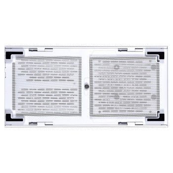 LIAN LI Q58W4 Beyaz Riser Kablolu Mesh Tamperli Cam MINI ITX KASA