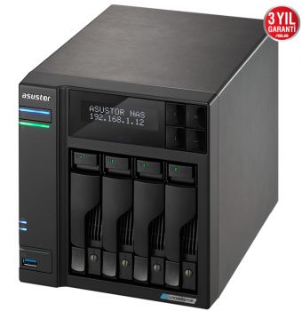 ASUSTOR AS6604T 4 YUVALI 4GB NAS DEPOLAMA ÜNİTESİ