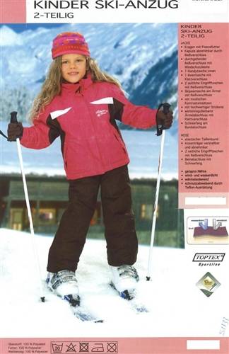 Kız Çocuk Kayak Takımı, Kayak, Toptex
