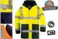 HI-WAY >>> POLYESTER Parka Hi-Viz 4 en 1