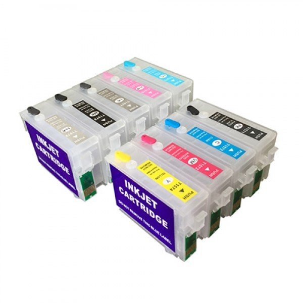 Epson T7601-T7609 Uyumlu Kolay Dolan Kartuş - 9 Renk