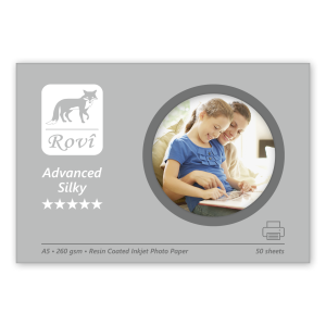 Rovi Advanced Silky (İpek Mat) A5 Fotoğraf Kağıdı 260gr - 50 Yaprak