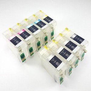 EPSON R3000 UYUMLU T1571-T1579 KOLAY DOLAN KARTUŞ - 9 Renk