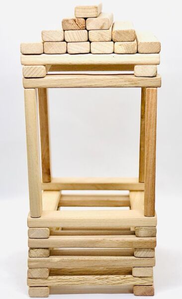 Ahşap Senka Jenga Oyunu (Uzun Parçalar)