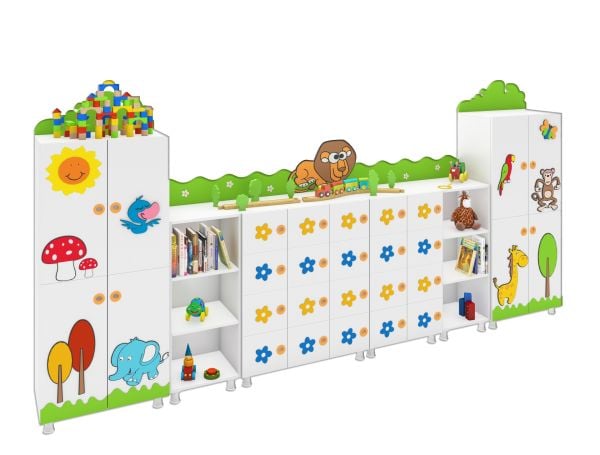 PARK FİGÜRLÜ DOLAP SETİ
