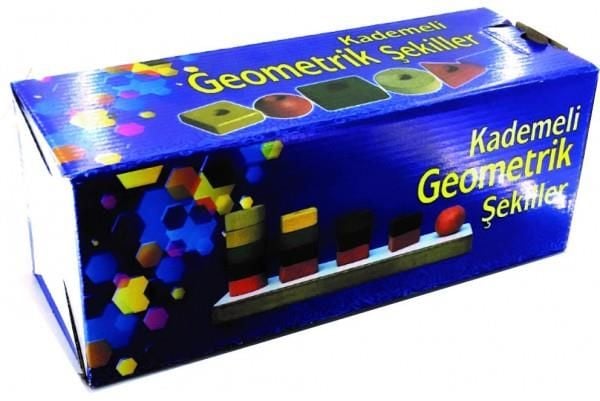 AHŞAP KADEMELİ GEOMETRİK ŞEKİLLER