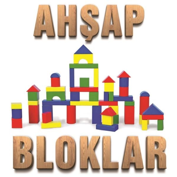 AHŞAP BLOKLAR 50 PARÇA