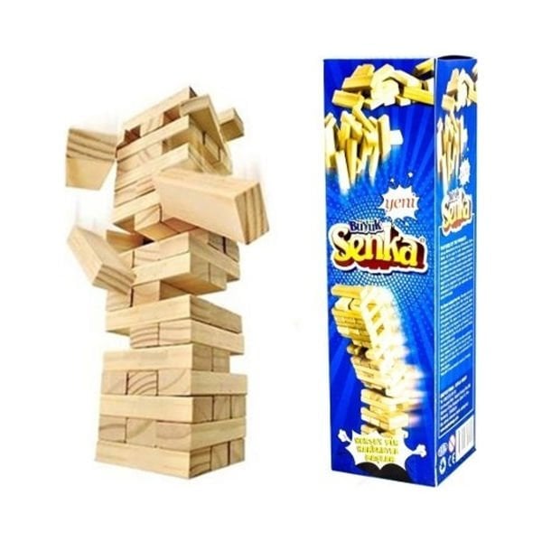 KULE-JENGA AHŞAP KULE OYUNU