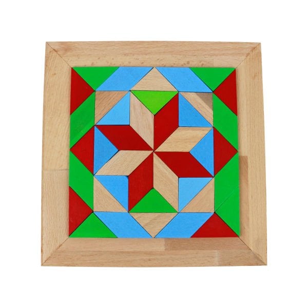 AHŞAP TANGRAM 23X23 CM