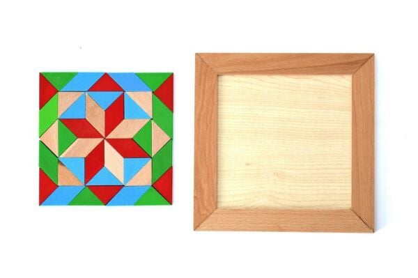 AHŞAP TANGRAM 23X23 CM