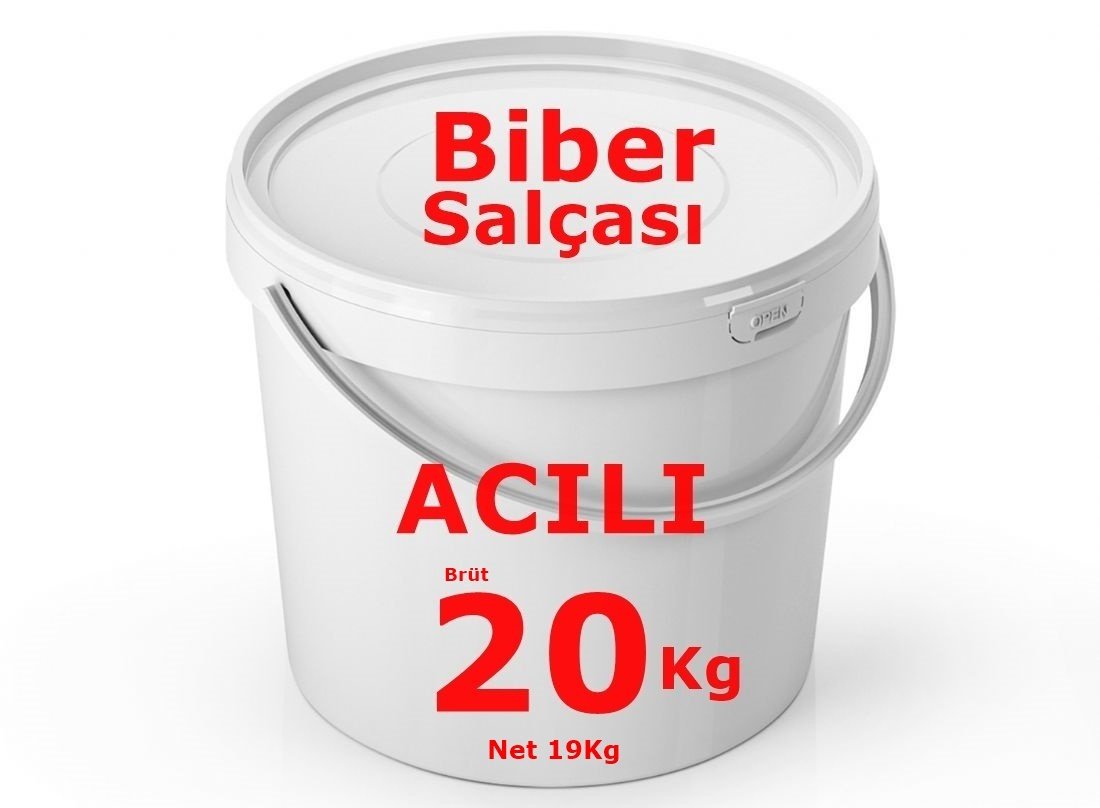 Biber Salçası ACILI 19 Kg