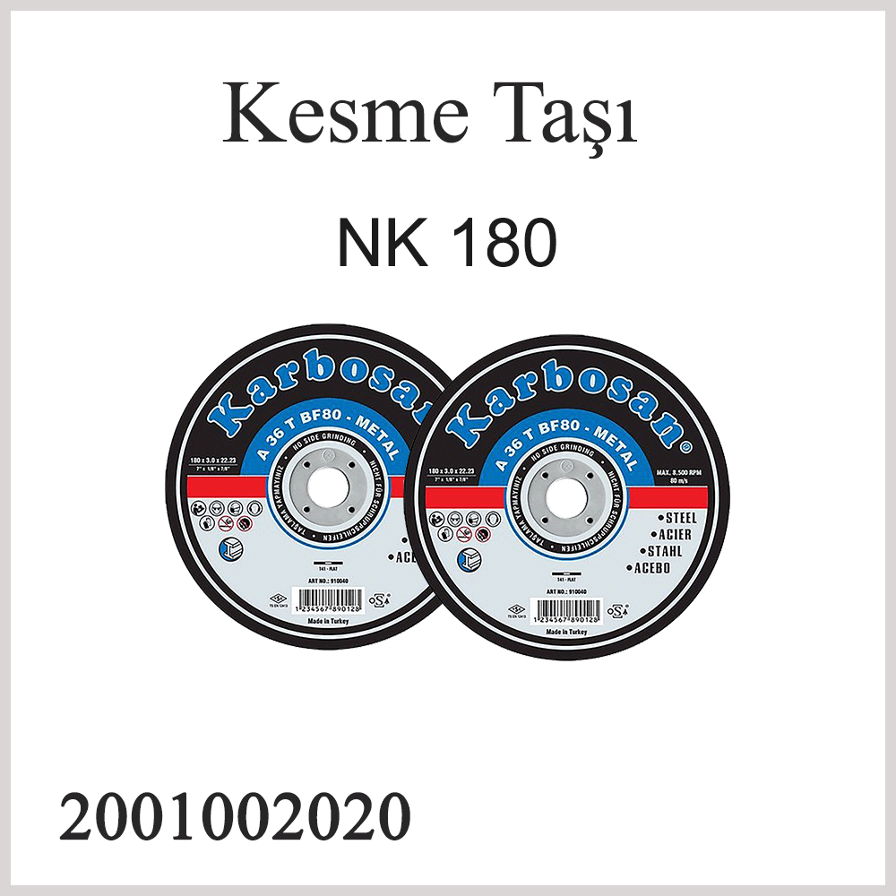 KESME TAŞI NK 180