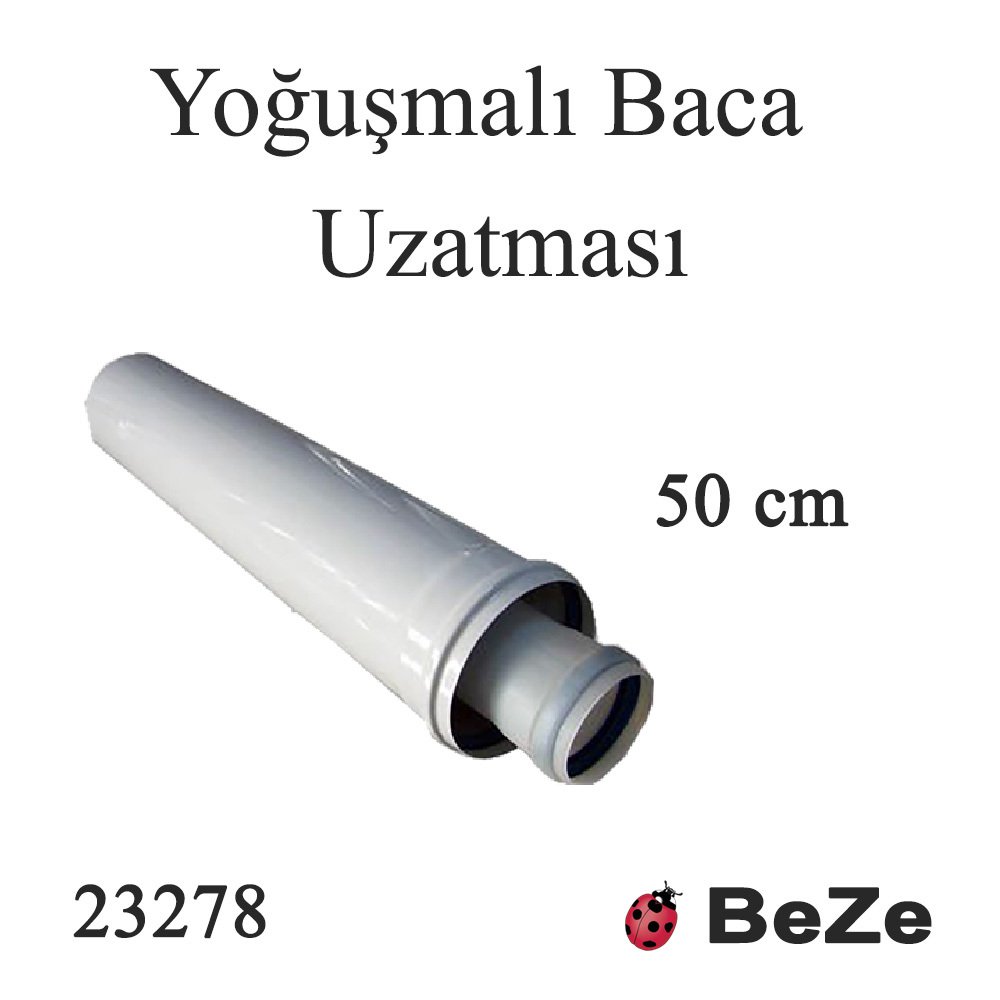 Yoğuşmalı Uzatma Baca  50 cm