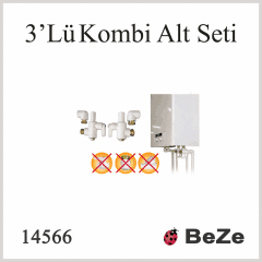 BEZE KOMBİ BAĞLANTI SETİ 3'Ü BİRİ ARADA