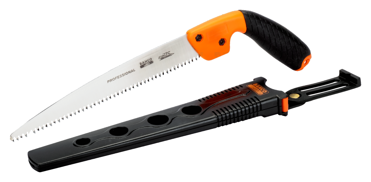 Bahco 5124-Js-H Budama Testeresi Kılıflı Düz 240 Mm
