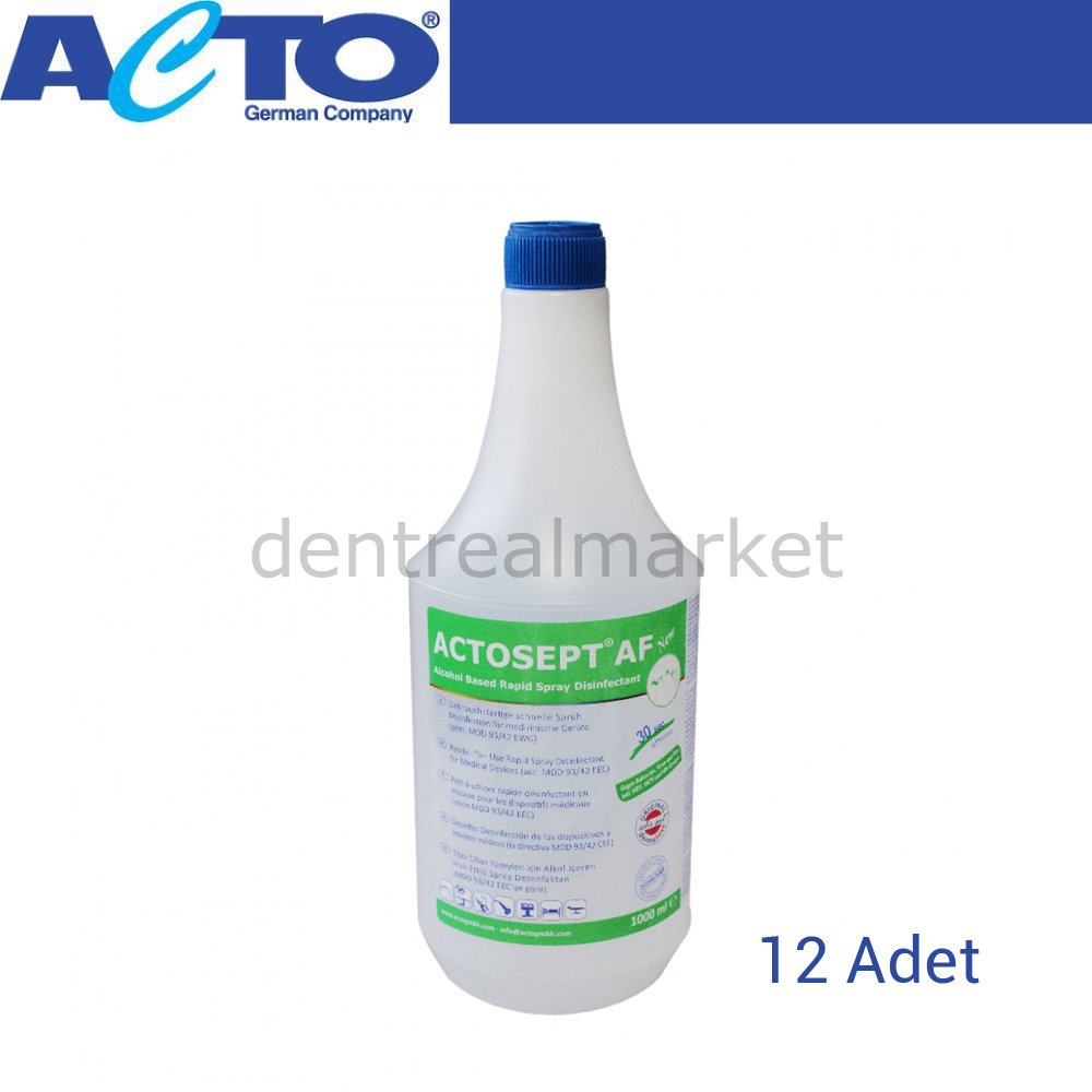 Actosept AF Yüzey Dezenfektanı 12*1 Lt