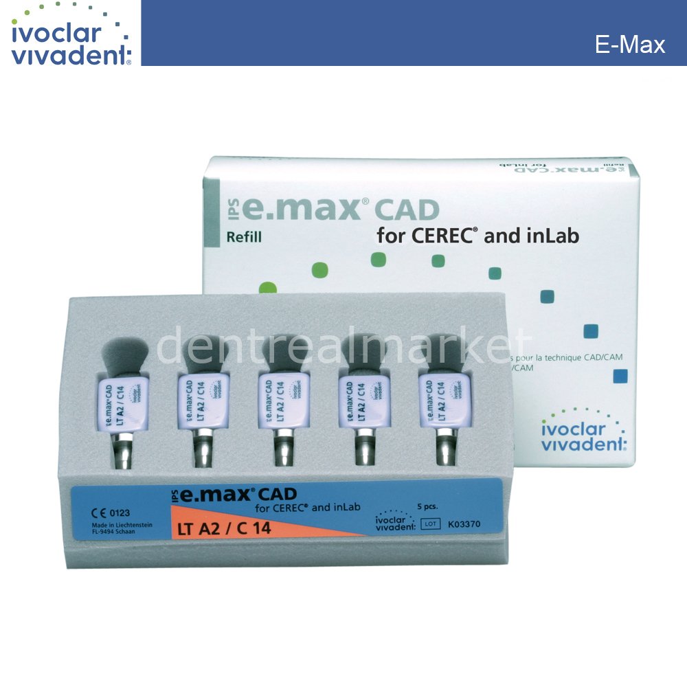 IPS e.max CAD for CEREC ve inLab Blok C14