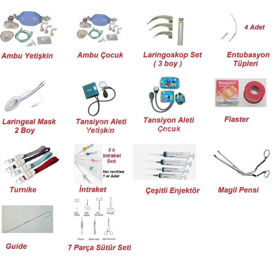 Dental Acil Müdahale Seti Standart