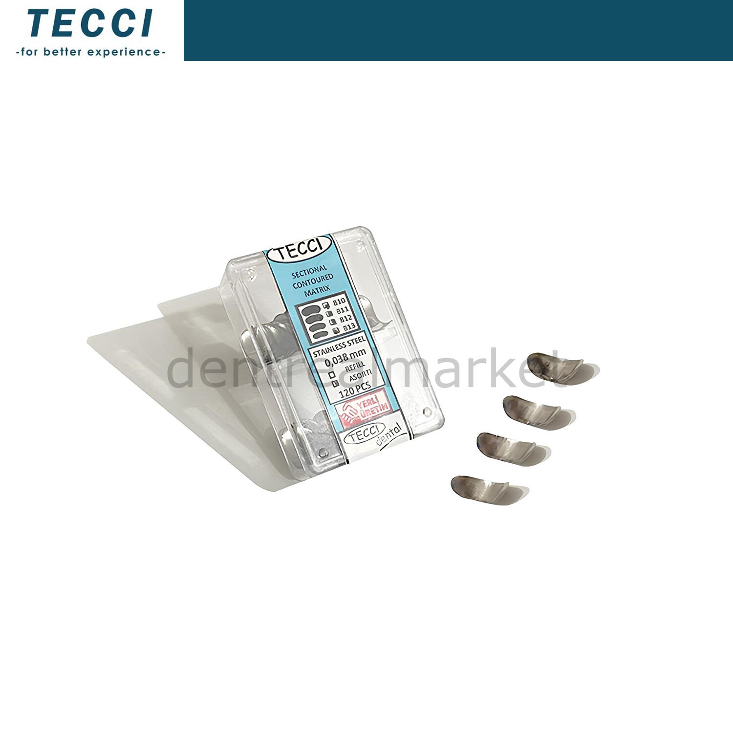 Tecci Bölgesel Matrix Bandı Paslanmaz Çelik - 800 Seri