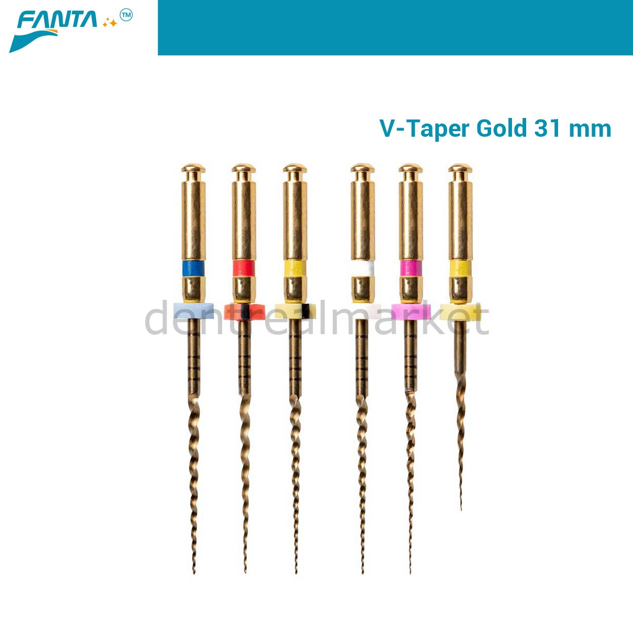 V-Taper Gold Protaper Muadil Kanal Egesi 31 mm Asorti