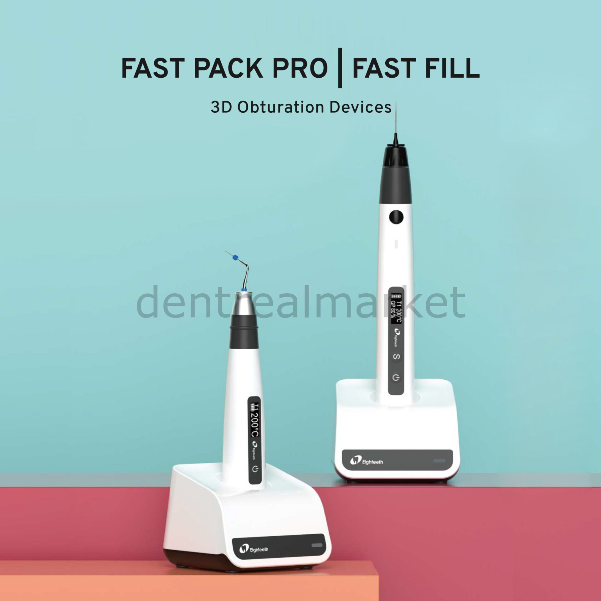 Fast Pack Fast Pro ve Fast Fill Kablosuz Obturasyon Sistemleri 2'li Set