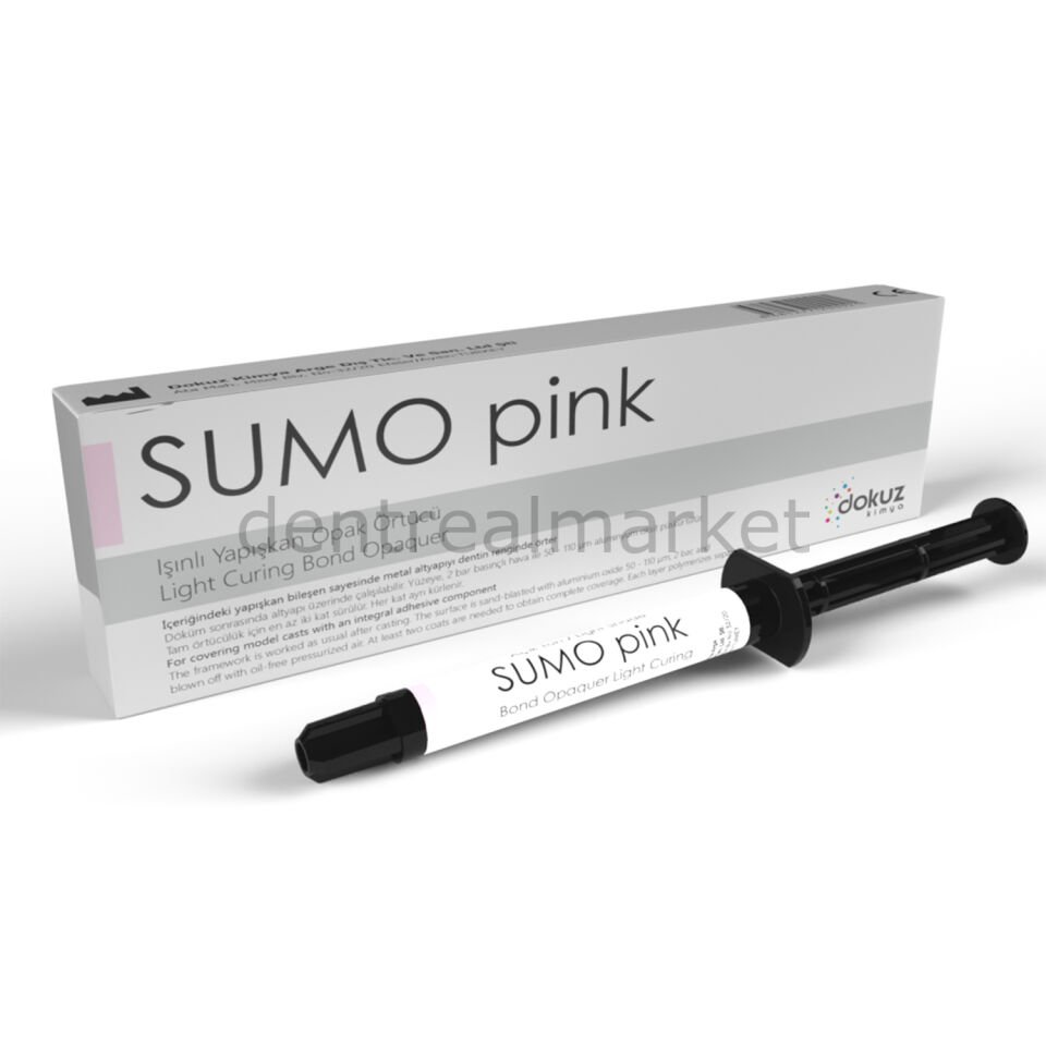 Sumo Pink Işıkla Sertleşen Yapışkan Opaker