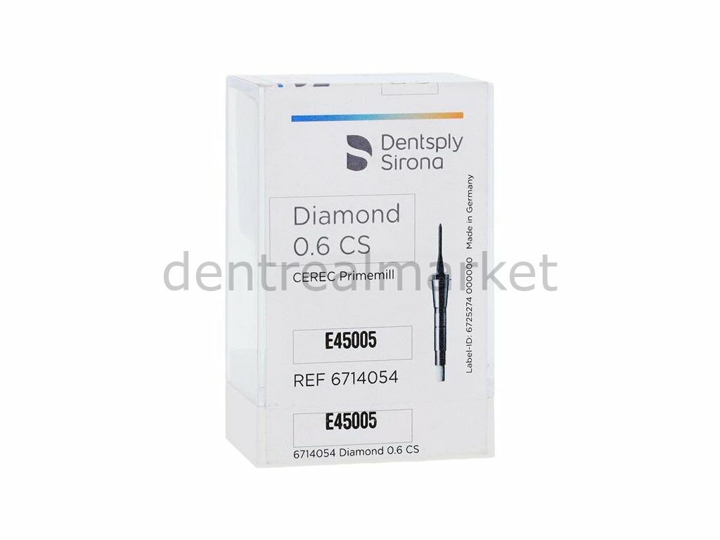 Sirona Cerec Primemill Bur Diamond 0.6 CS - Cad Cam Frez