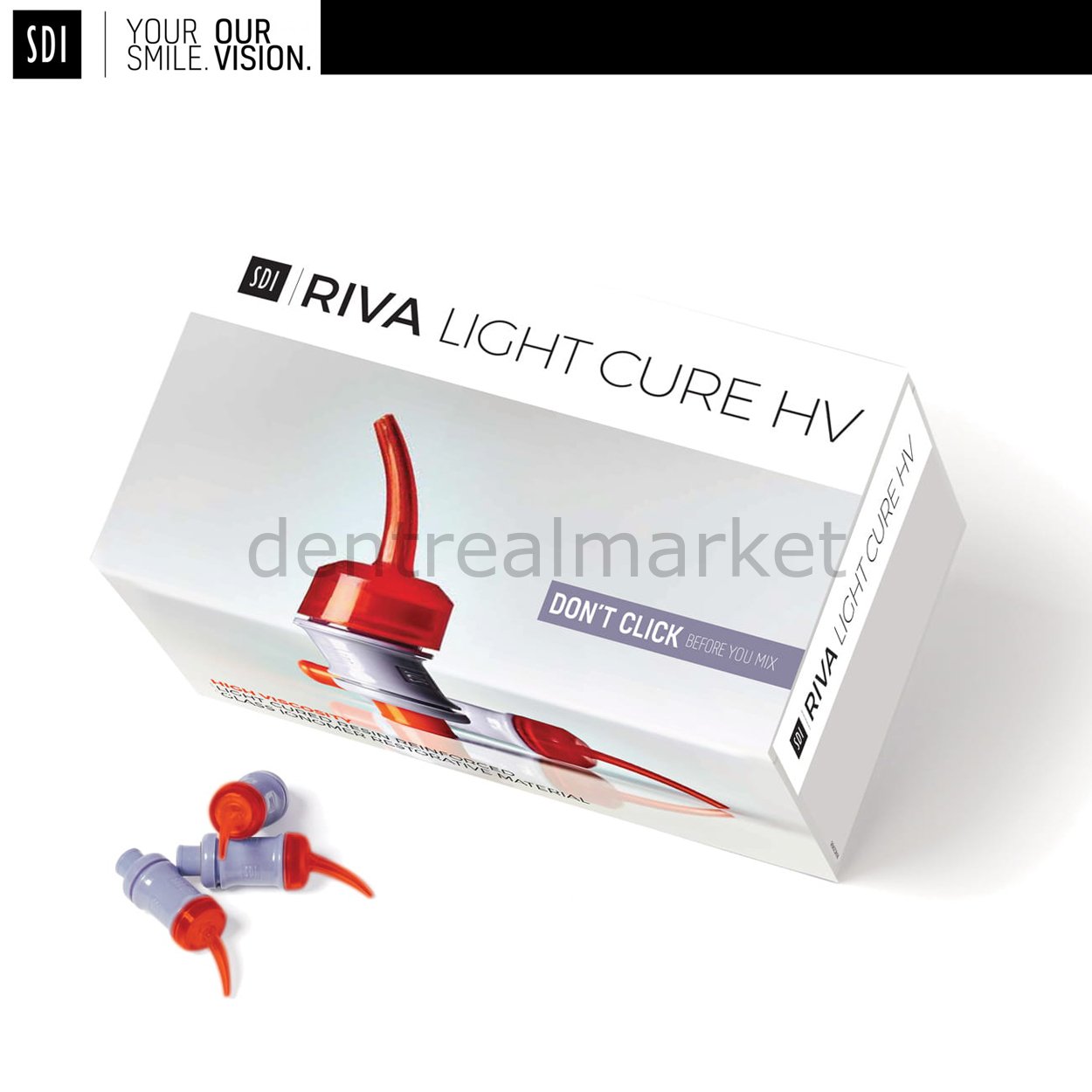 Riva Light Cure HV - Işıkla Sertleşen Cam ionomer Kapsül