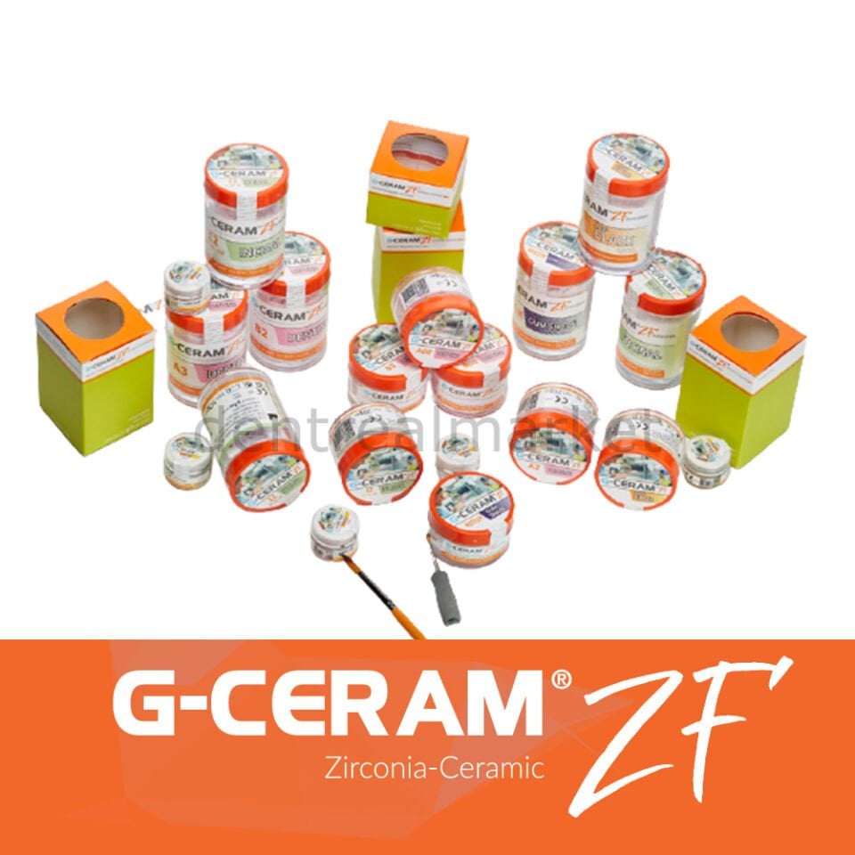 G-Ceram ZF Porselen Tozu - Zirkon Gum Shade 50 gr