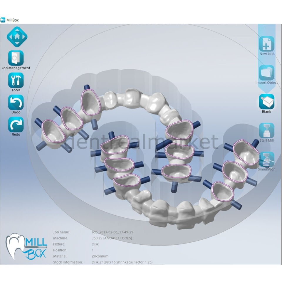 Dental Kazıyıcı Makineler için Yönetim Yazılımı