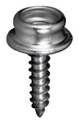 Tente Çıtçıt Alt Parçası, Vidalı, Diş Boyu 16MM