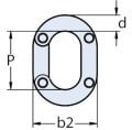 Zincir Ek Baklası, 10MM, Paslanmaz