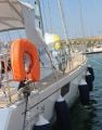 40m Dyneema ULTRALİNE  Makaralı Yassı Halat,  Beyaz / Yüzen