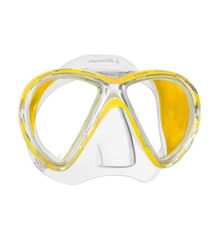 Mares X-VU LiquidSkin Maske Şefaf Sarı