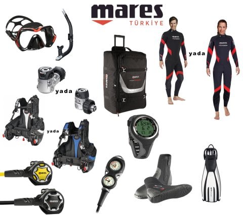 Mares Full Ekipman Dalış Seti