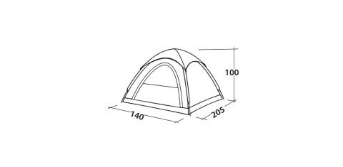 Easy Camp Comet 200 Çadır 2 Kişilik Kamp Çadırı