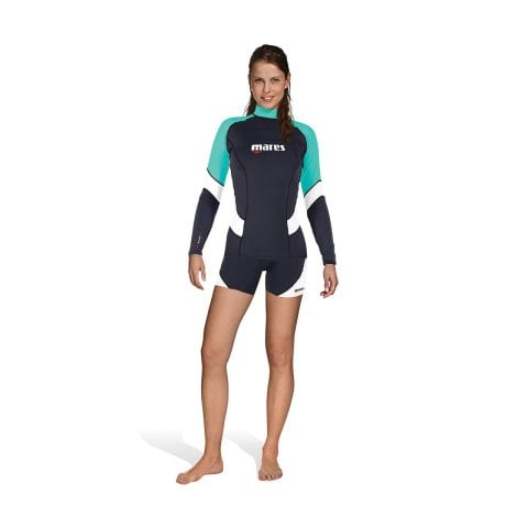 Mares RASH GUARD Trilastic Scuba Dalış L-Uzun Kollu Kadın