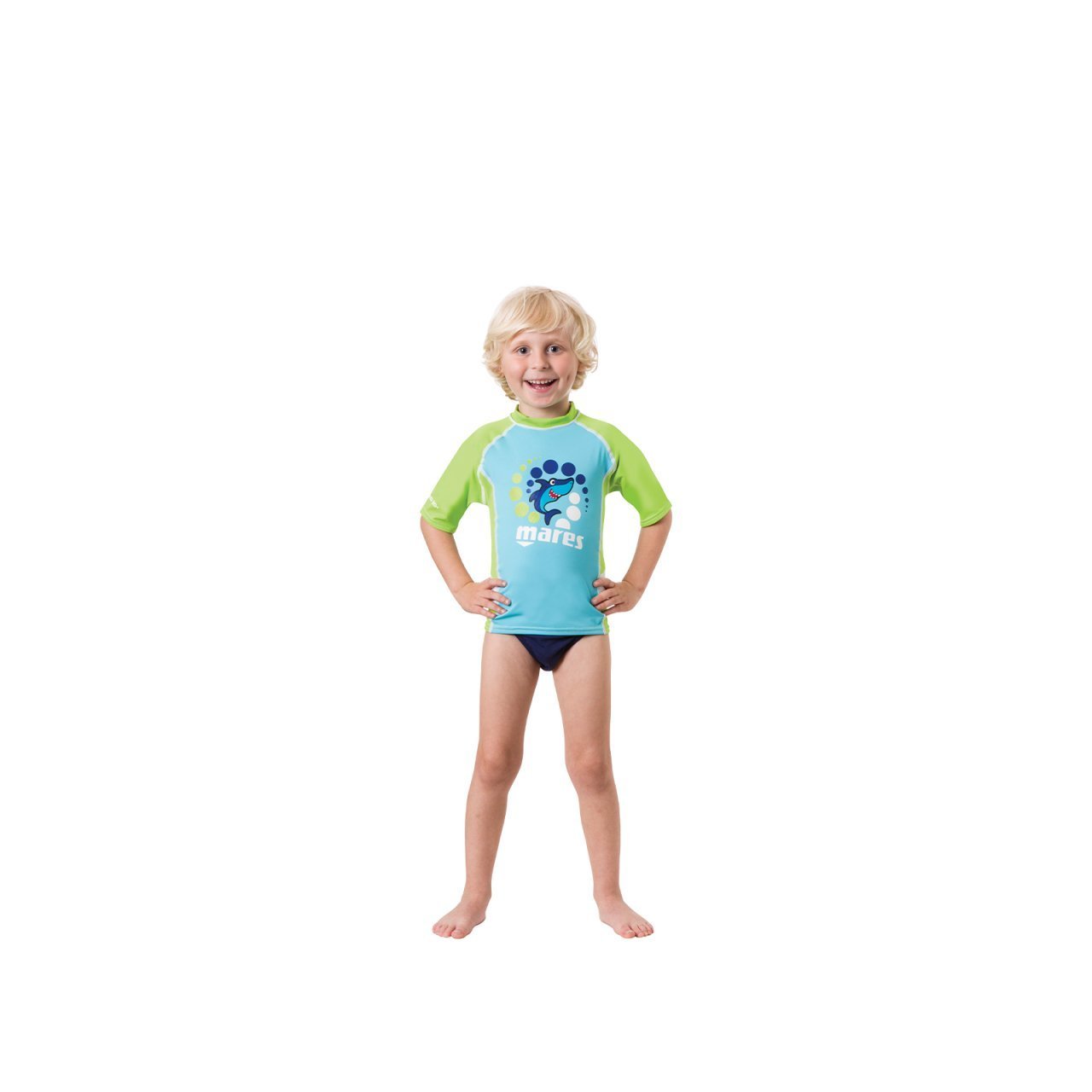Mares RASH GUARD S/S Kısa Kol Erkek Çocuk (UPF50+)