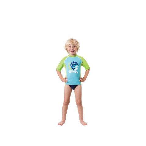 Mares RASH GUARD S/S Kısa Kol Erkek Çocuk (UPF50+)
